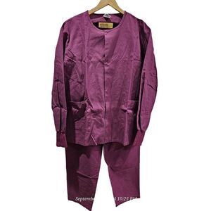 Medline L scrub Set #205 purple wine
